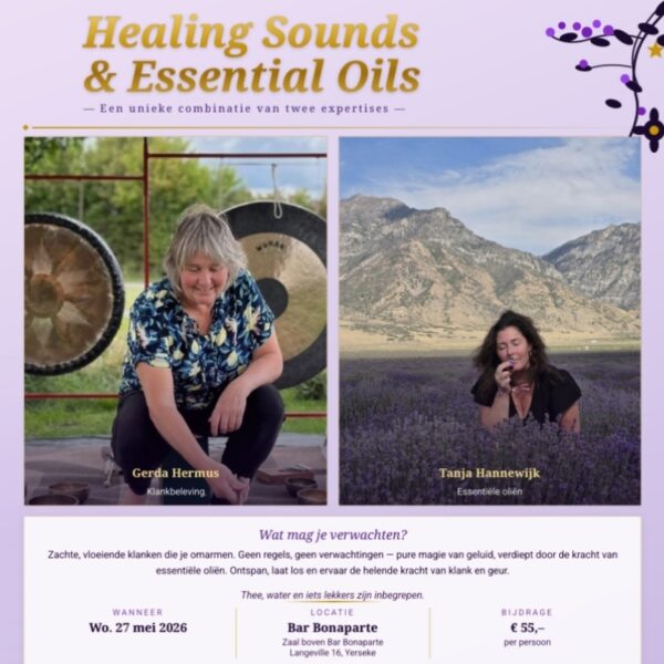 Healing Sounds & Essential Oils Middagsessie